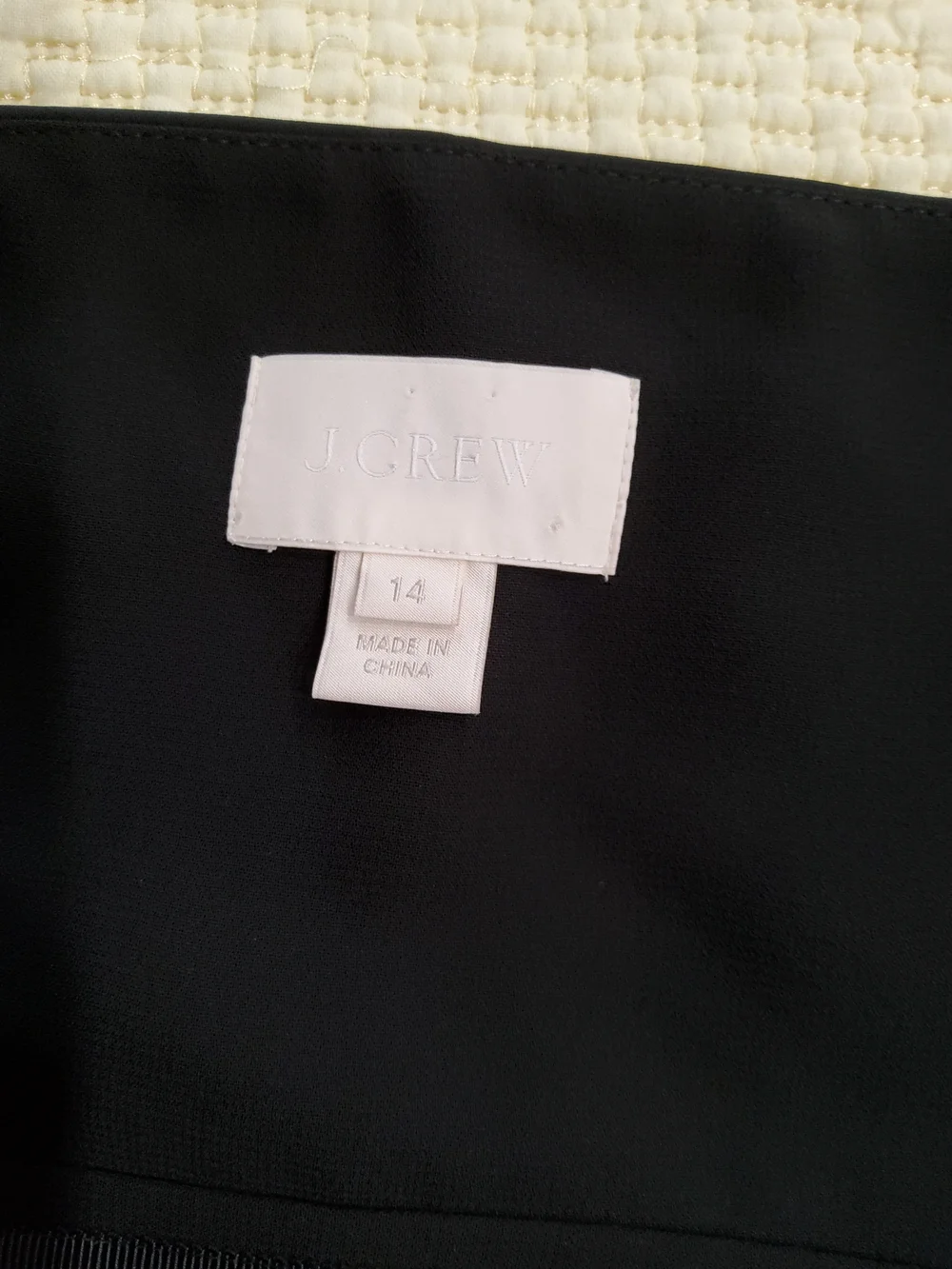 J.Crew Satin Black Halter Midi Dress Size 14